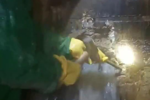 北京消防水池堵漏施工视频